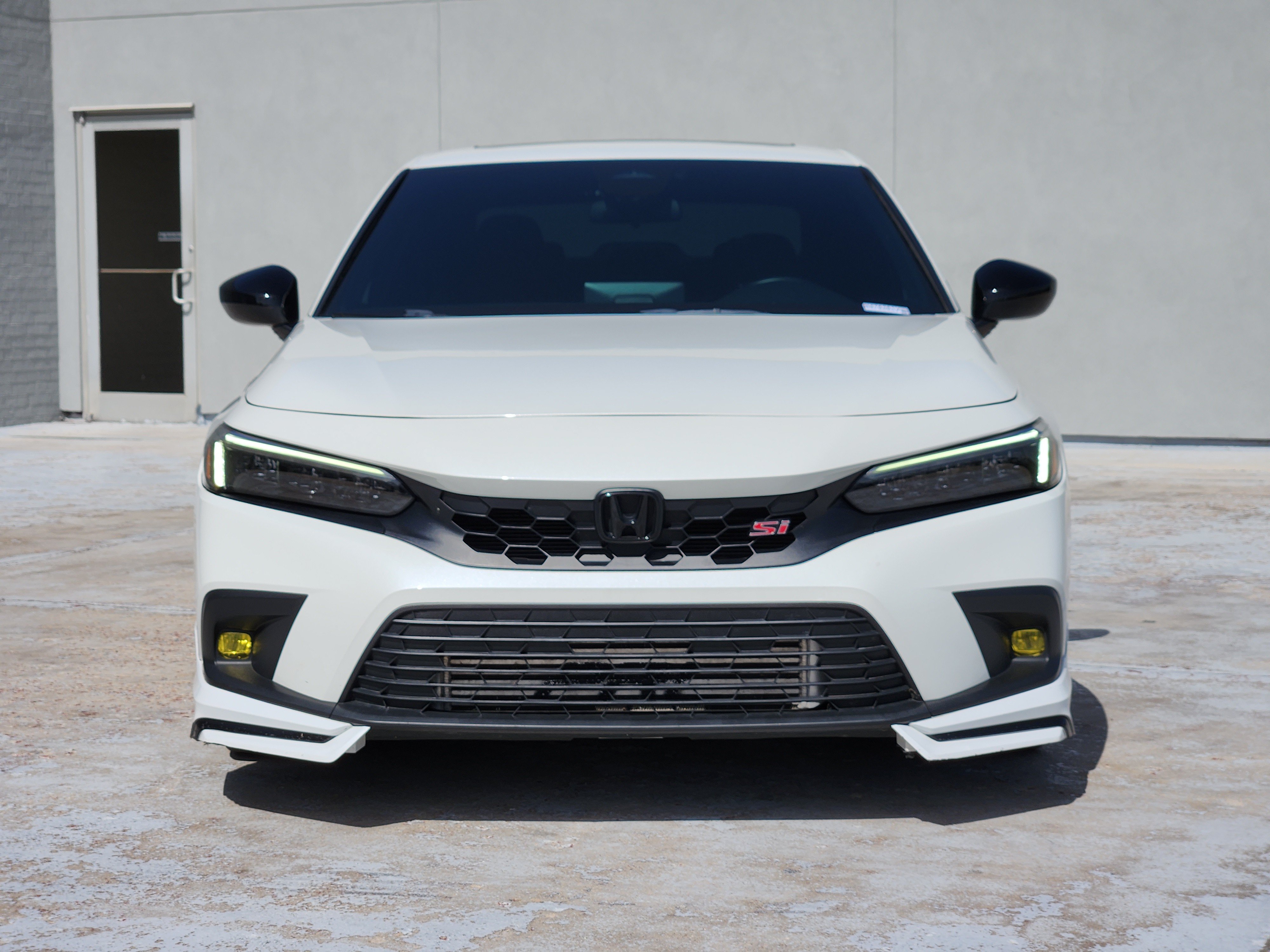 Used 2022 Platinum White Pearl Honda 4DR SDN SI MT image 3