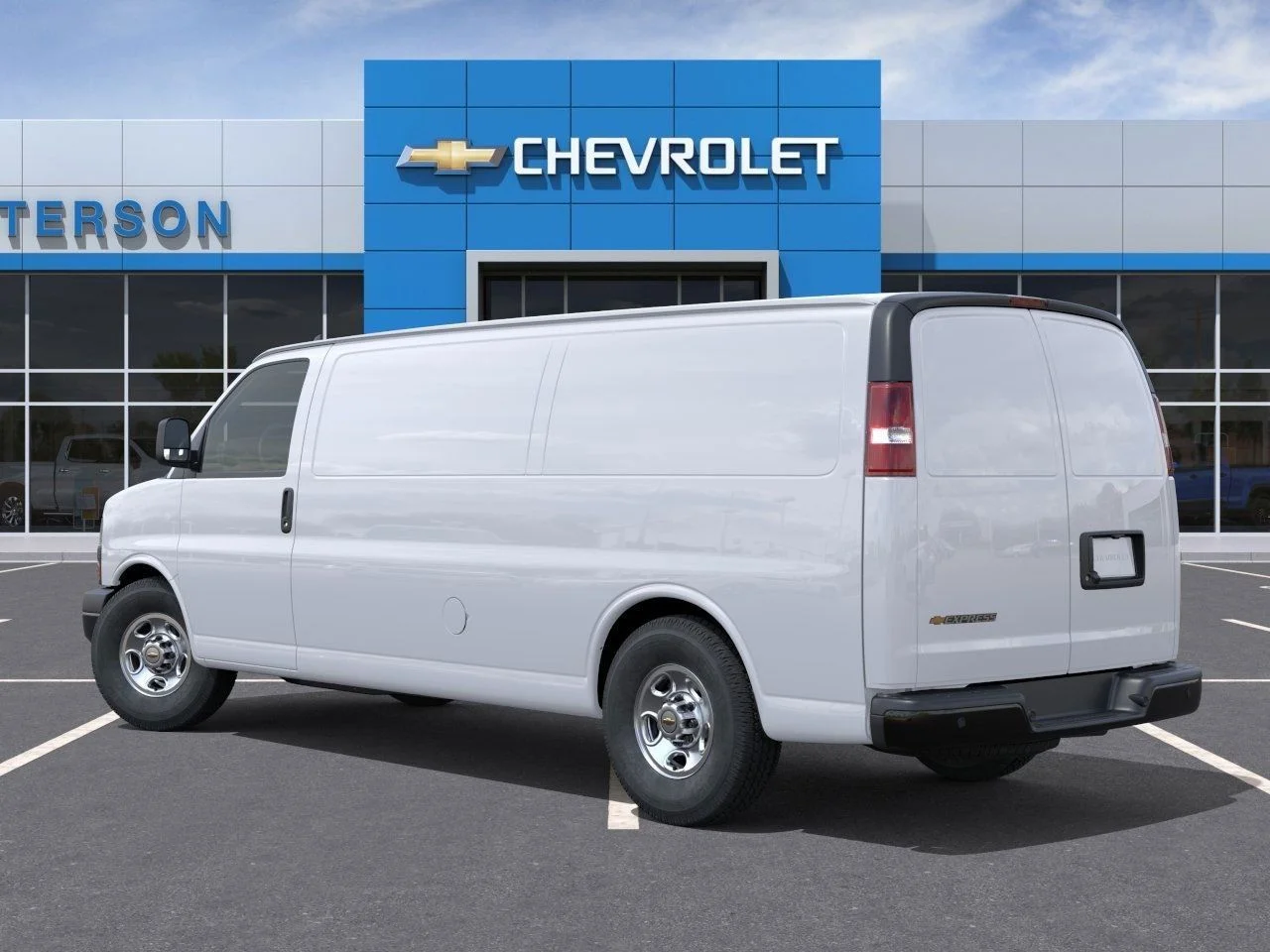 New 2025 White Chevrolet Work Van image 8