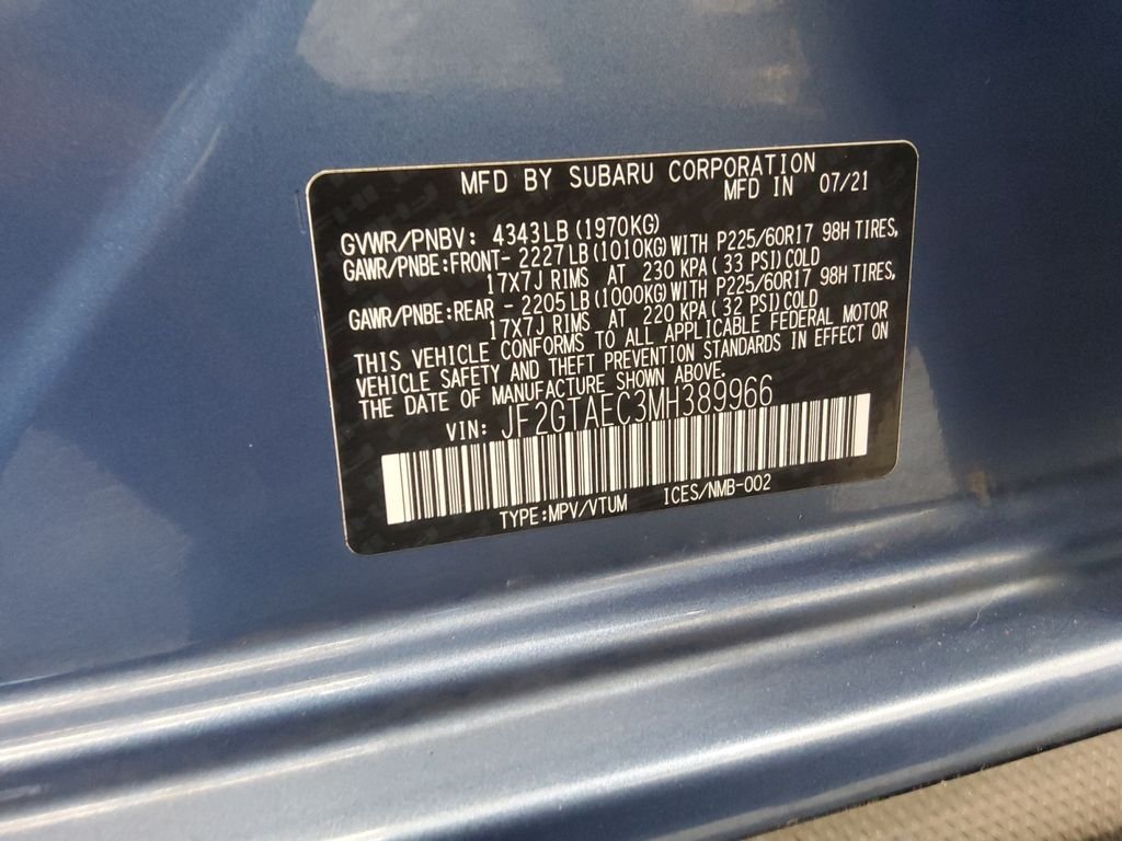 Used 2021 Blue Subaru Premium image 20