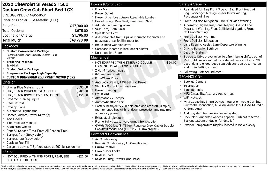 Certified Used 2022 Blue Chevrolet Custom image 38