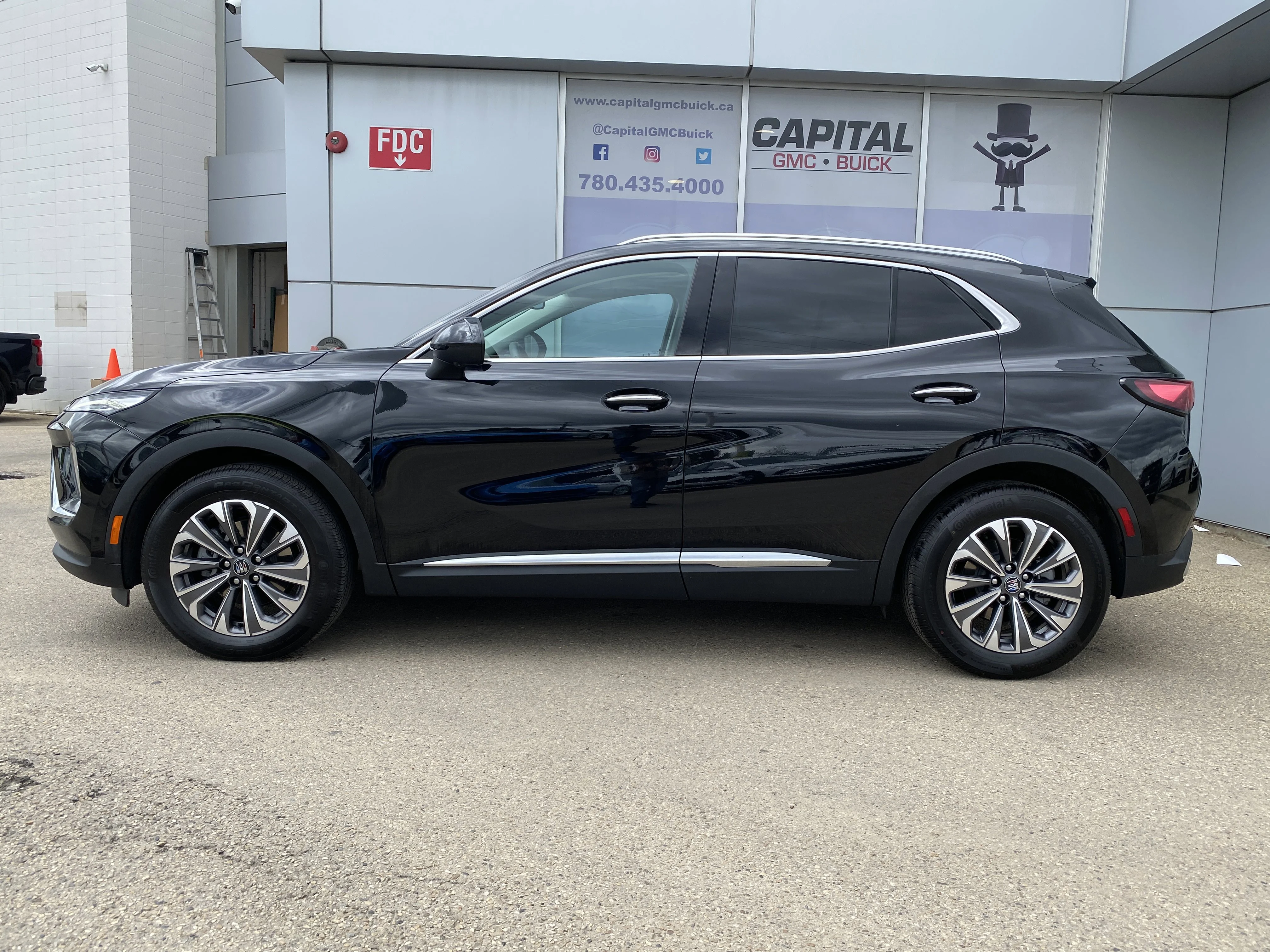 Certified Used 2025 Black Buick Preferred AWD image 2