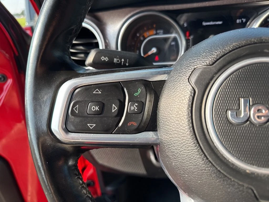 Used 2021 Red Jeep Unlimited Sahara Altitude image 48