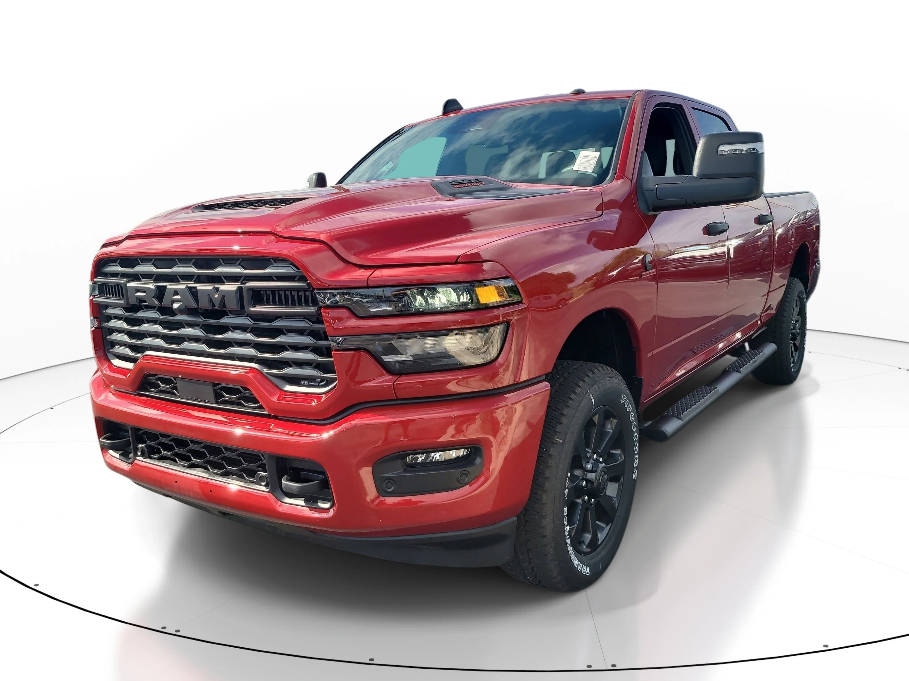 New 2026 Molten Red Pearlcoat Ram Black Express image 4