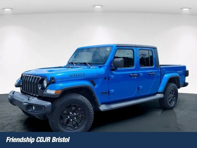 Used 2021 Blue Jeep Willys image 1