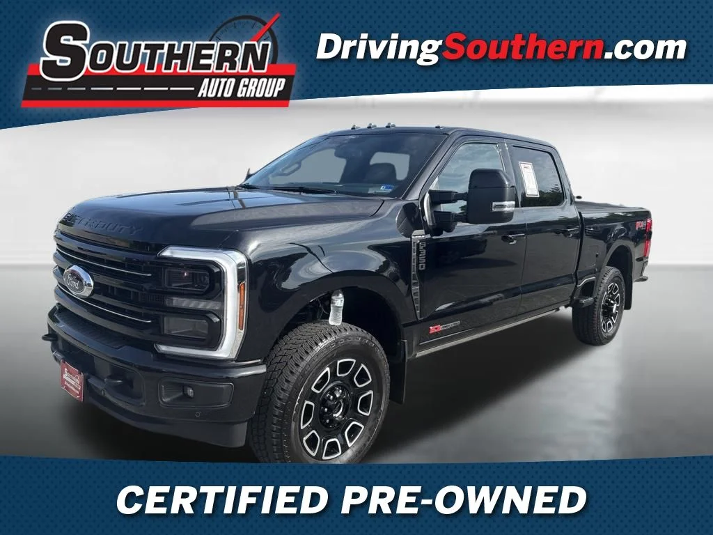 Used 2025 Black Ford Platinum image 1