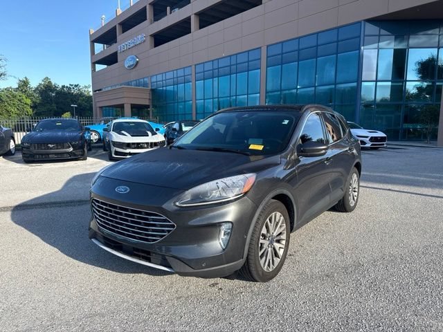 Used 2020 Magnetic Metallic Ford Titanium Hybrid image 1
