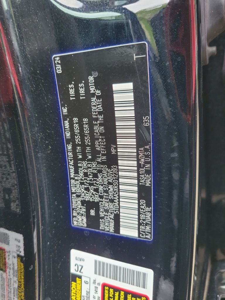 Certified Used 2024 Black Toyota XLE image 44