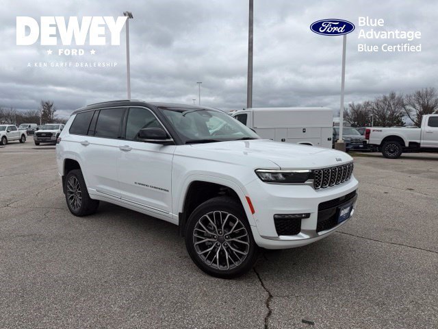 Used 2023 Bright White Clearcoat Jeep Summit Reserve image 1
