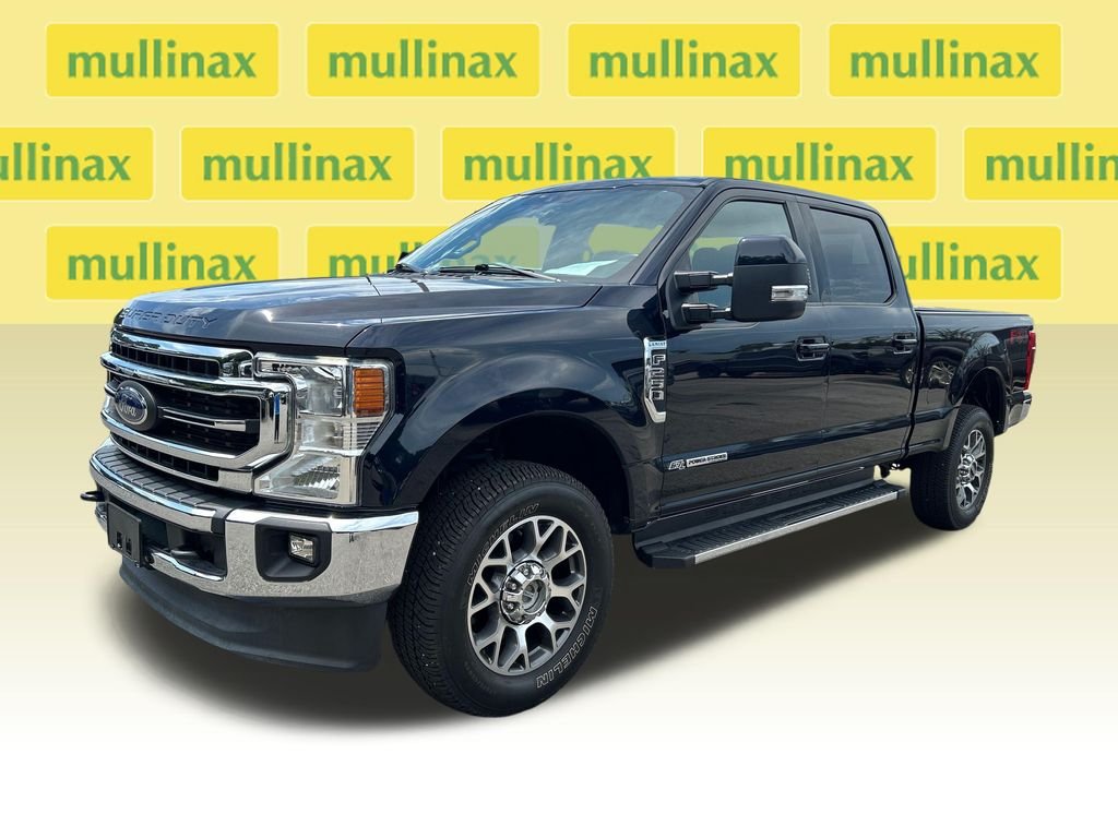 Used 2021 Blue Ford Lariat image 4