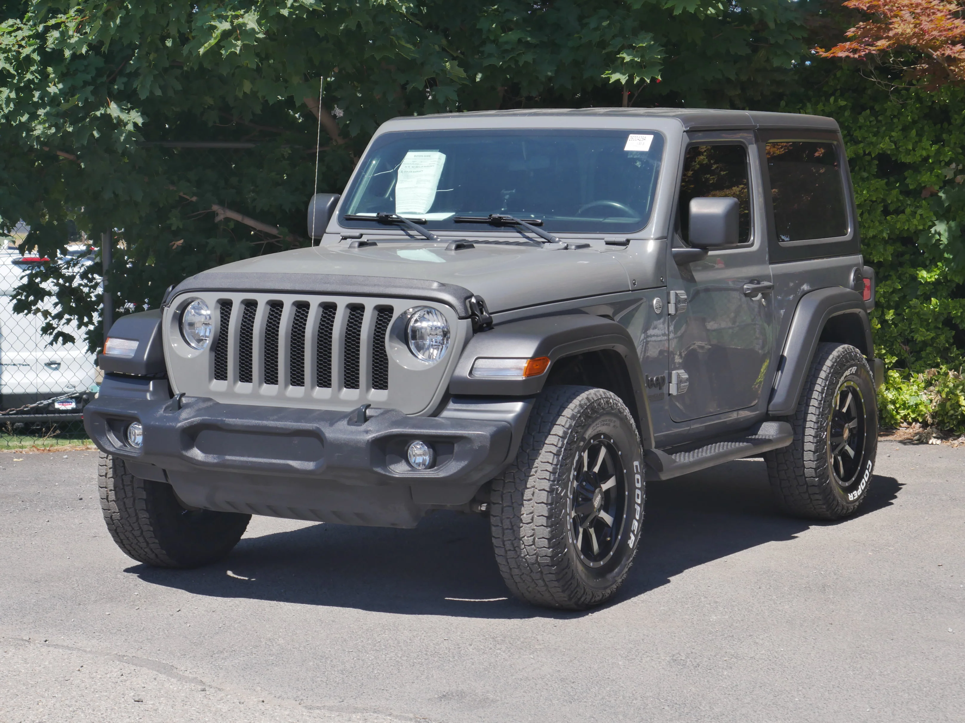 Certified Used 2021 Sting-Gray Clearcoat Jeep Sport S image 2