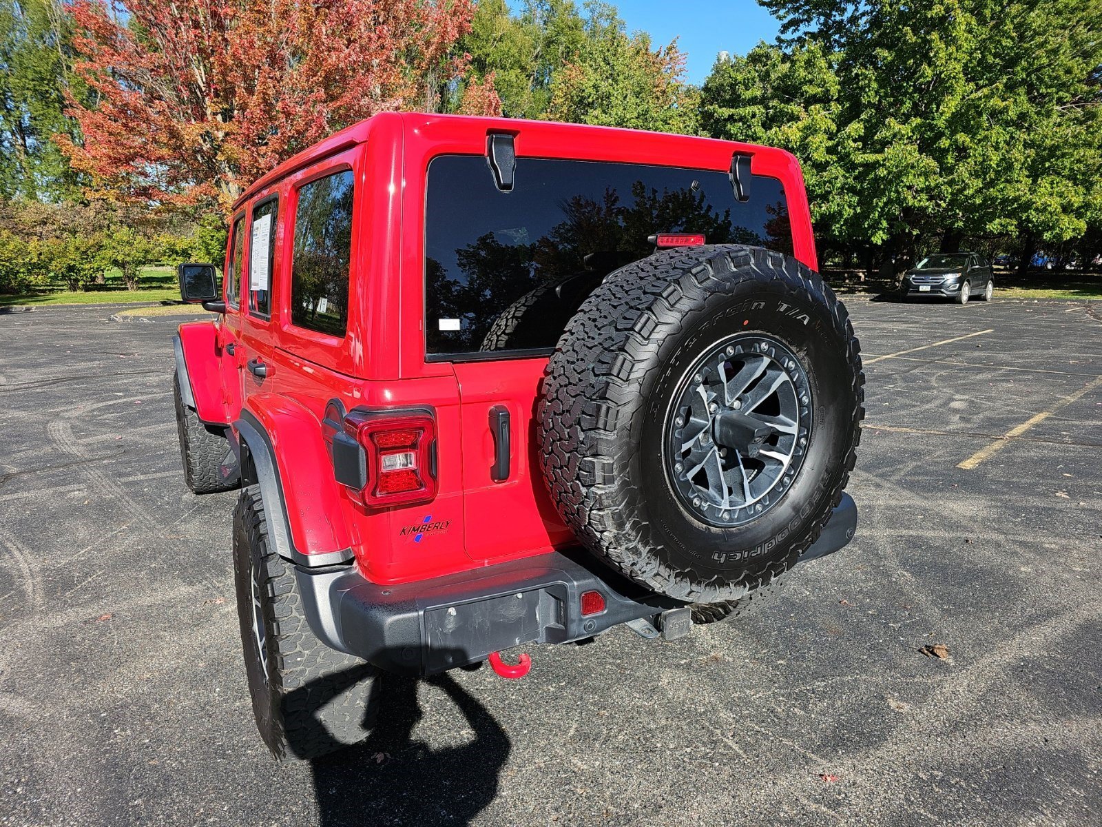 Certified Used 2024 Firecracker Red Clearcoat Jeep Rubicon X image 3