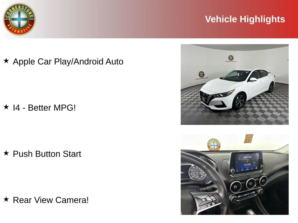 Used 2021 Nissan Sentra SV with VIN 3N1AB8CV6MY223968 for sale in Elk River, Minnesota