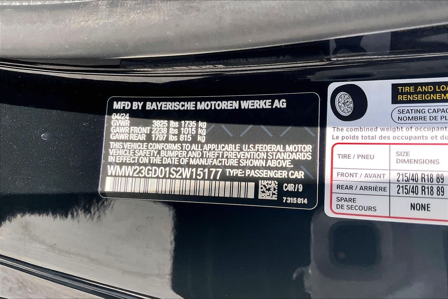 Used 2025 Midnight Black II MINI Cooper S image 35