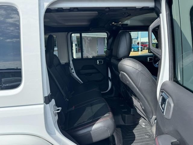 Used 2023 Bright White Clearcoat Jeep Rubicon image 10