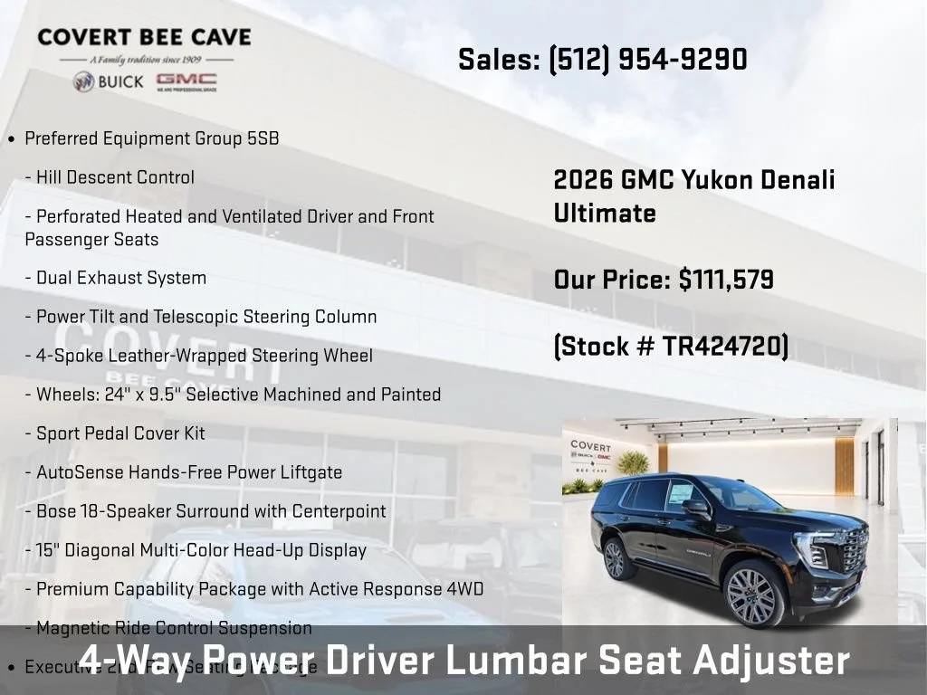 New 2026 GMC Yukon Denali Ultimate, photo 15