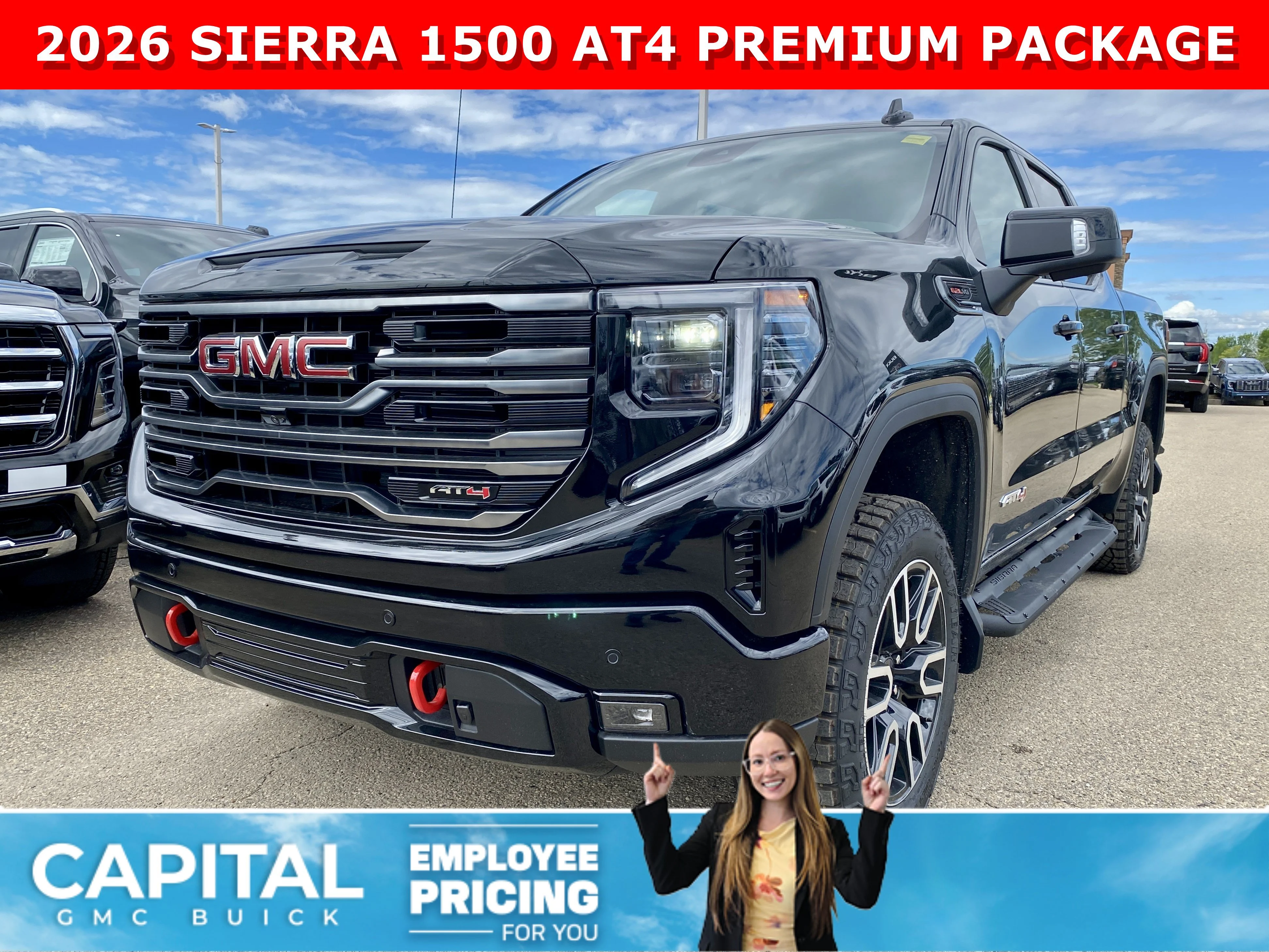 New 2026 ONYX BLACK GMC AT4 image 1