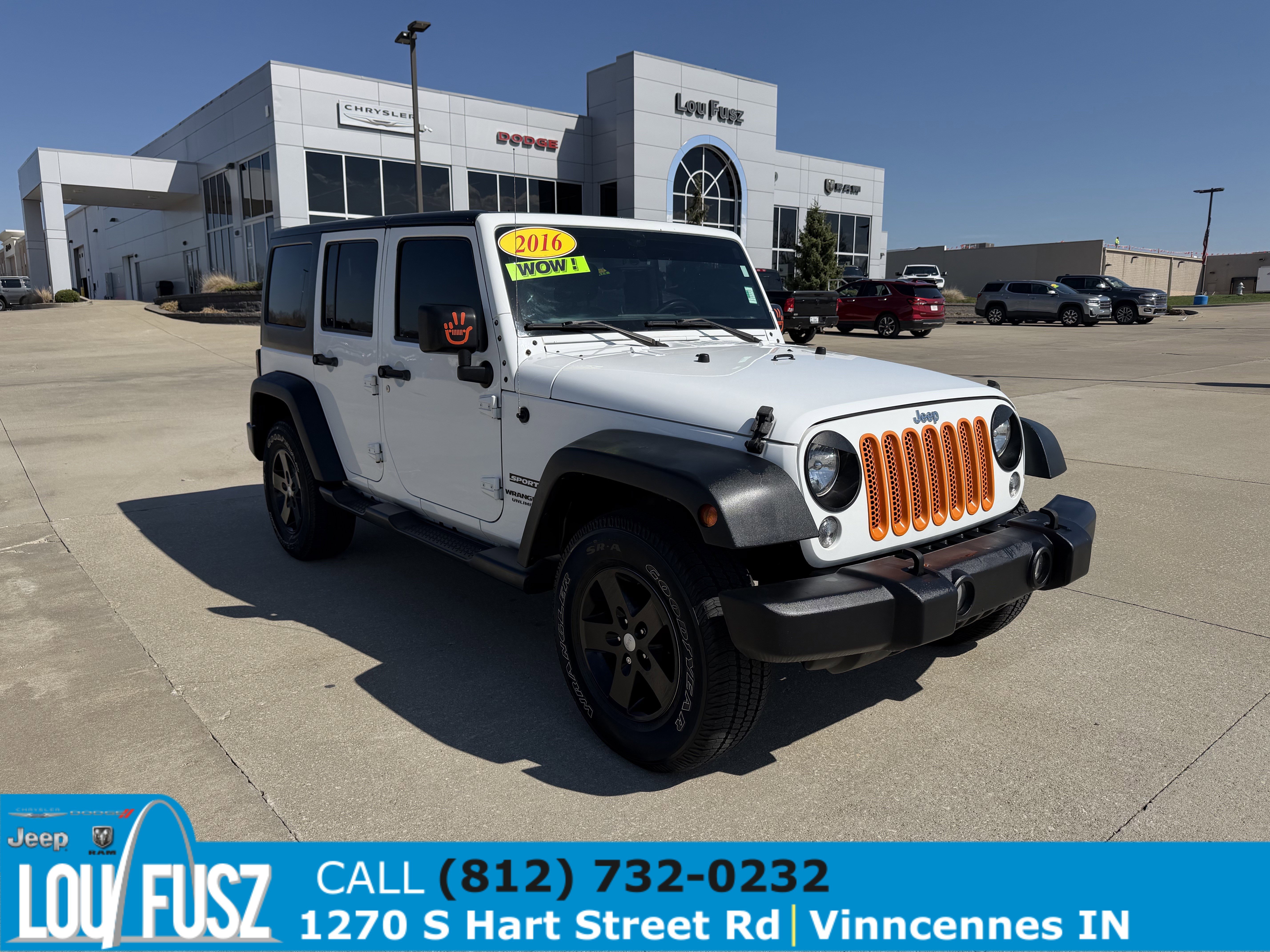 2016 Jeep Wrangler Unlimited Sport S