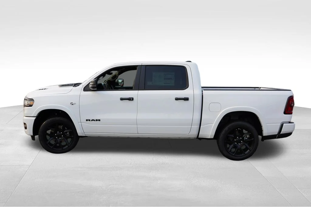 New 2026 Bright White Clear-Coat Exterior Paint RAM Laramie image 6