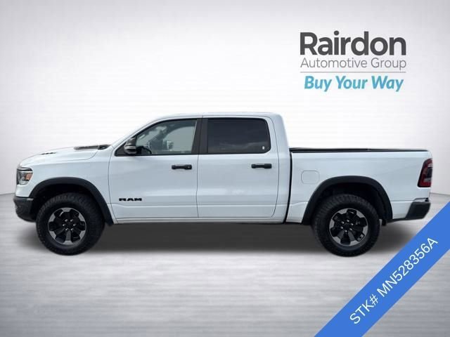 Used 2021 Bright White Clearcoat Ram Rebel image 4
