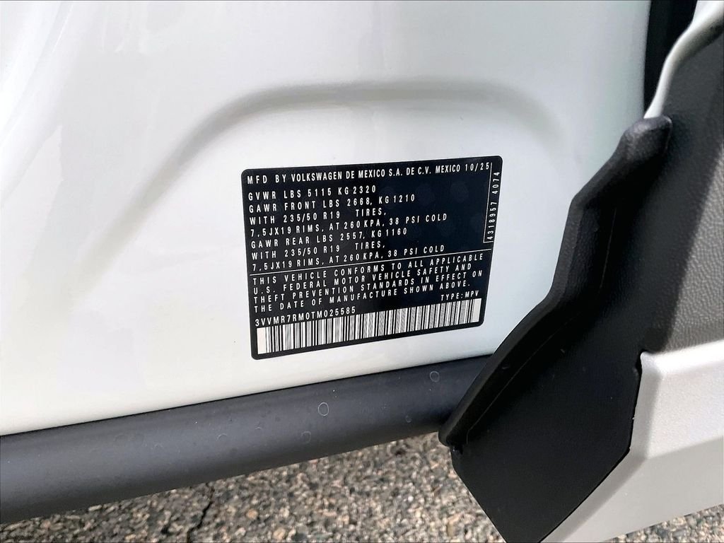 New 2026 White/off-white Volkswagen 2.0T SE image 17