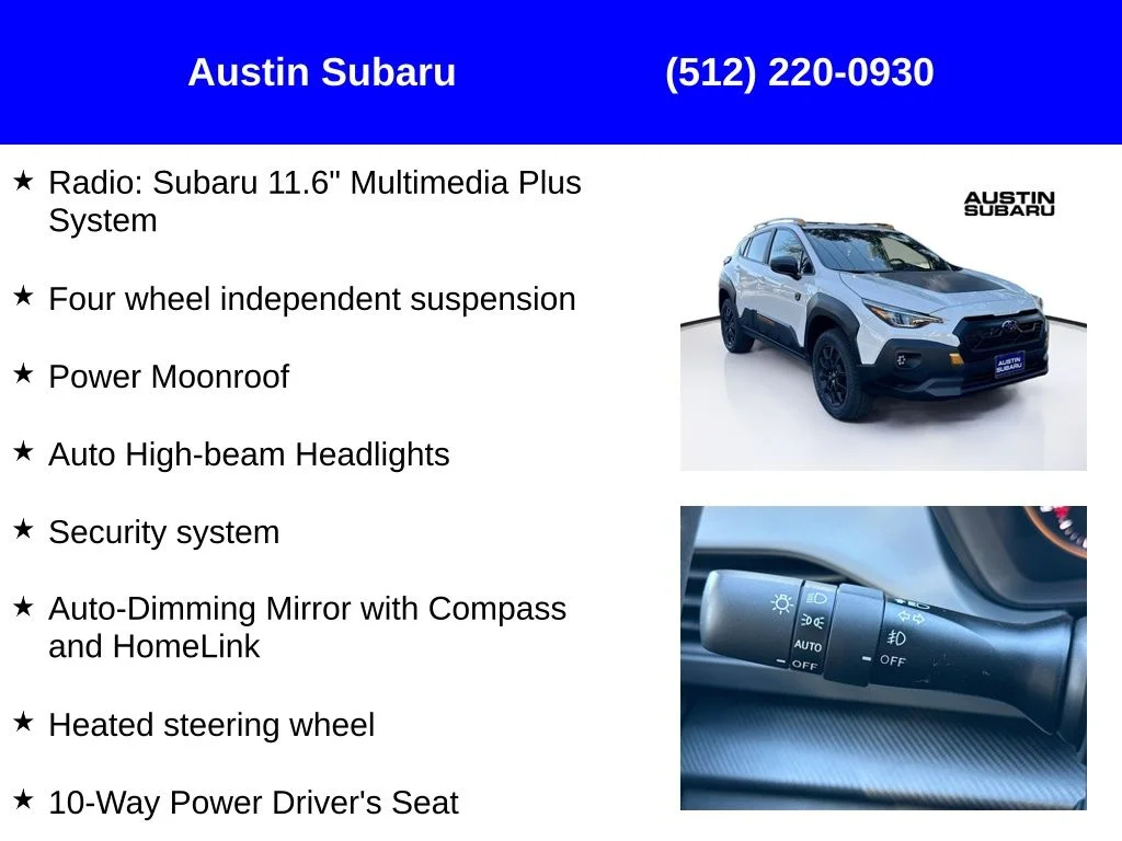 New 2026 White Subaru Wilderness image 17