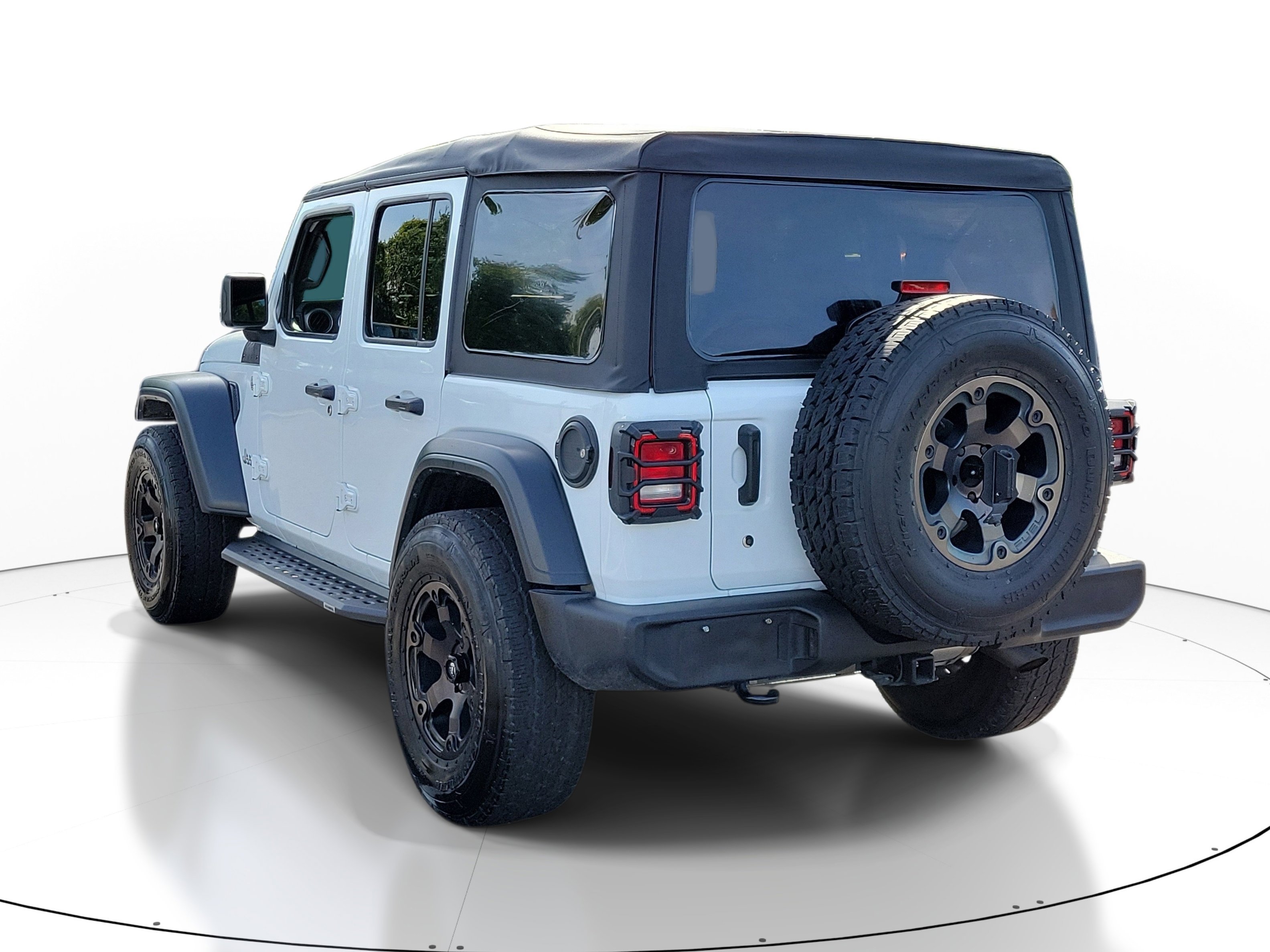 Used 2019 Bright White Clearcoat Jeep Unlimited Sport S image 3