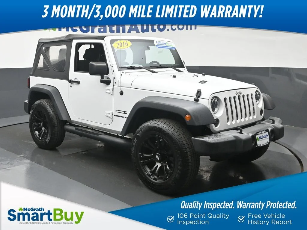 Used 2016 White Jeep Sport image 1