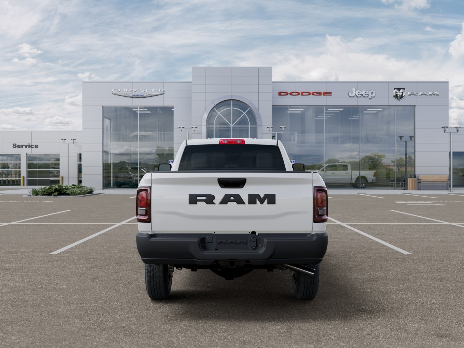 New 2026 Bright White Clear-Coat Exterior Paint RAM Tradesman image 33