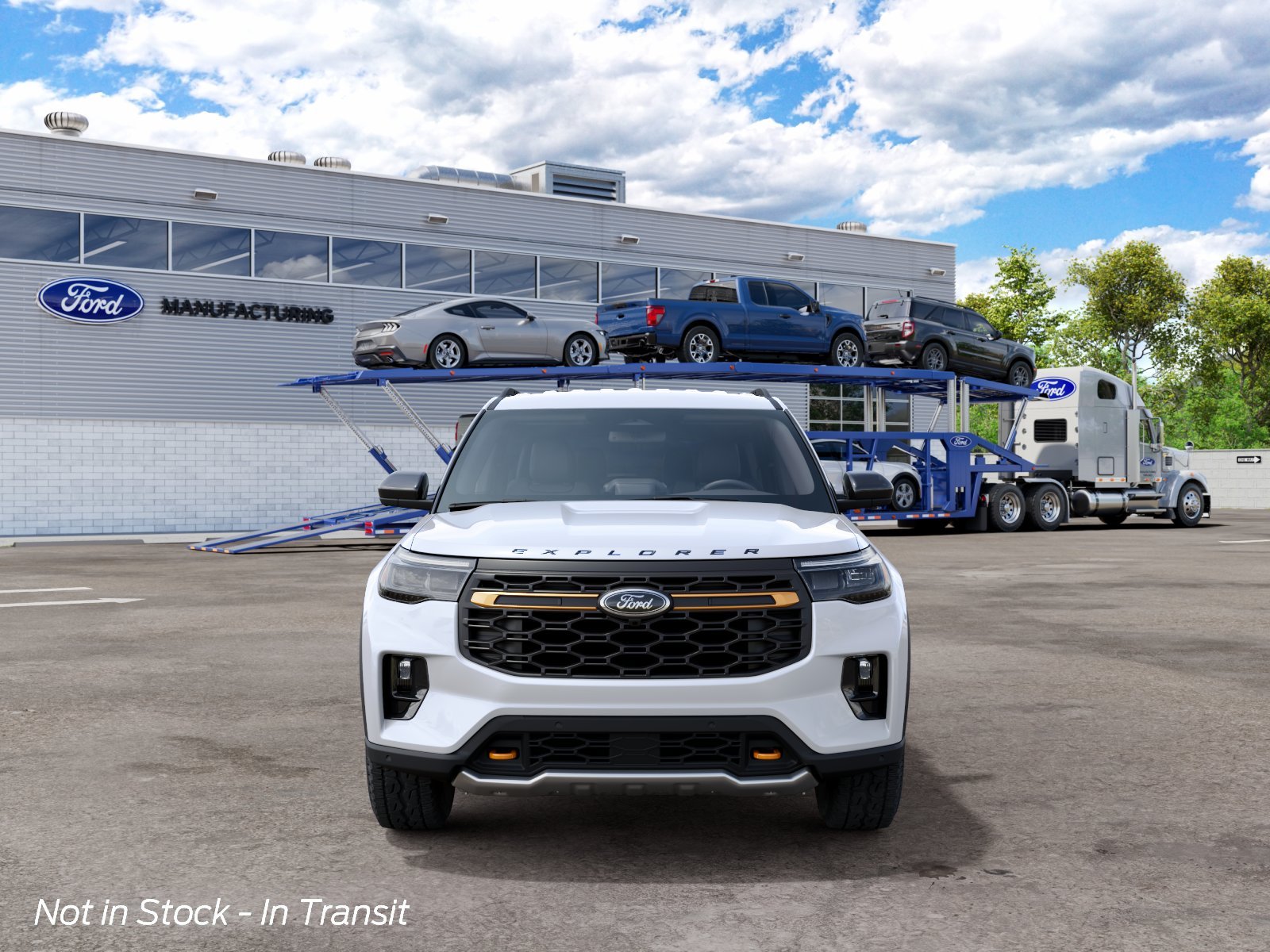 New 2027 White Metallic Ford Tremor image 7