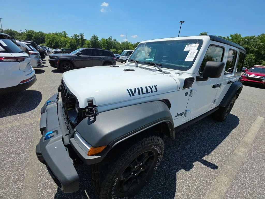 Used 2023 White Jeep Willys 4xe image 1