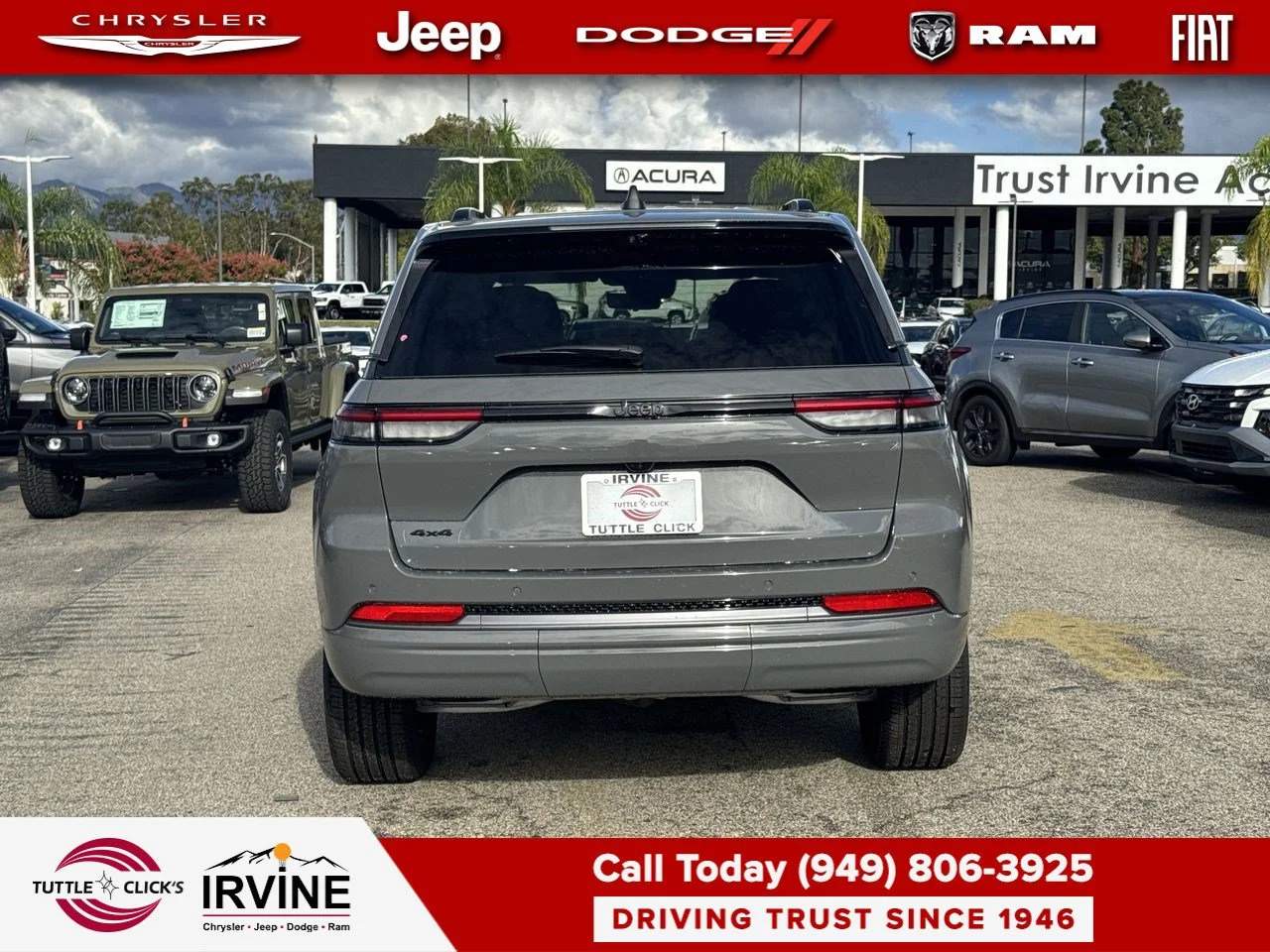New 2027 Sting-Gray Clear-Coat Paint Jeep Limited Reserve image 11