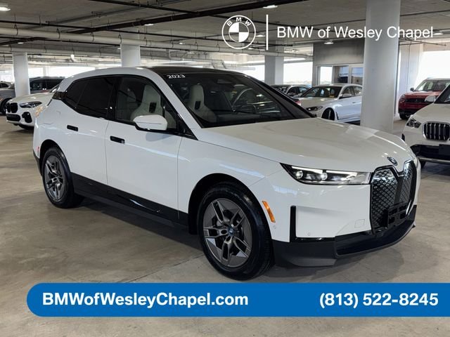 Used 2023 BMW iX Base with VIN WB523CF00PCL70538 for sale in Wesley Chapel, FL
