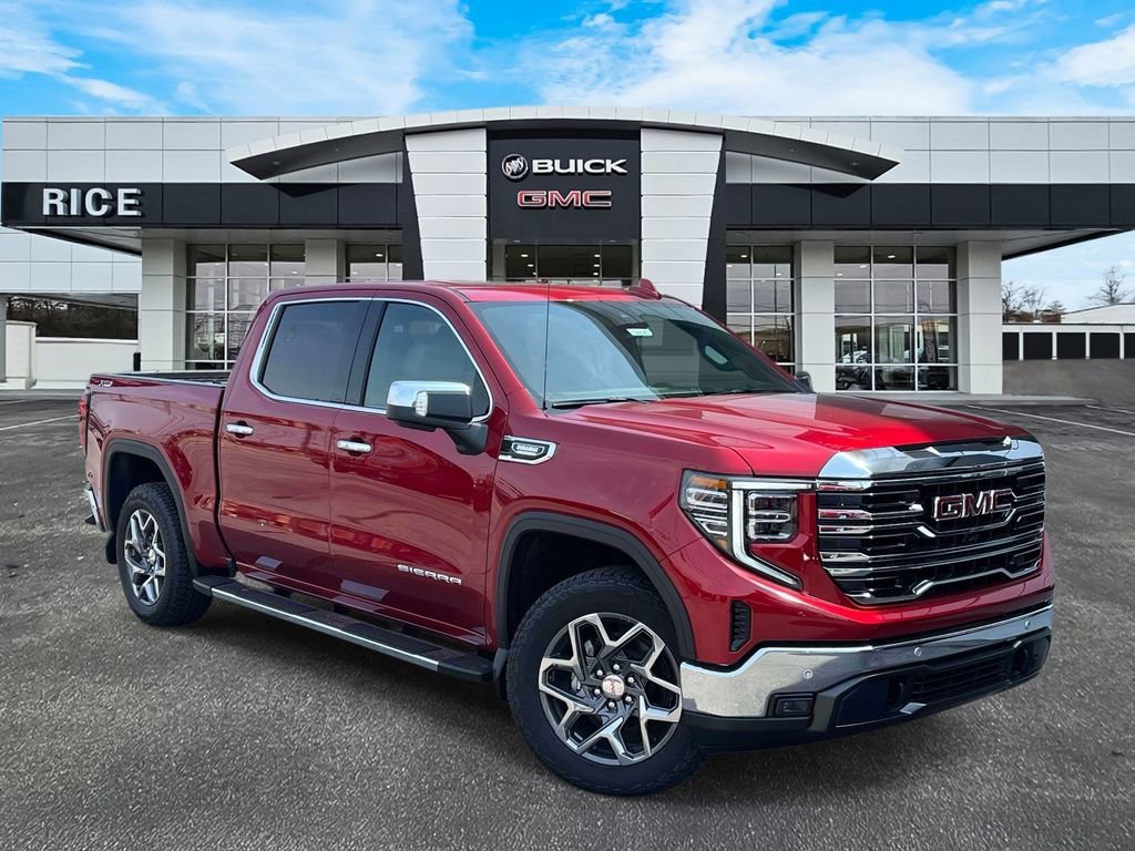 New 2026 Volcanic Red Tintcoat GMC SLT image 1