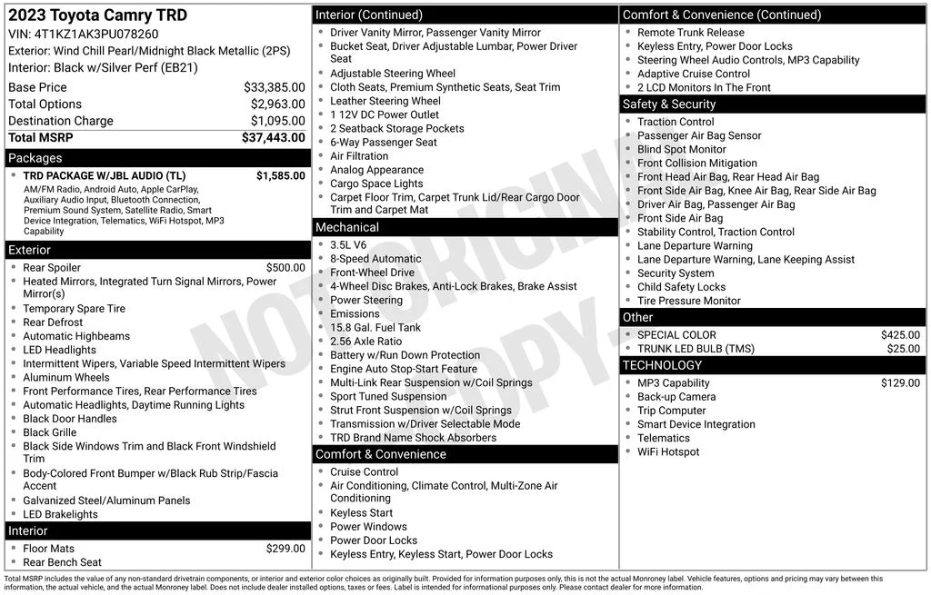 Certified Used 2023 Beige Toyota TRD V6 image 5