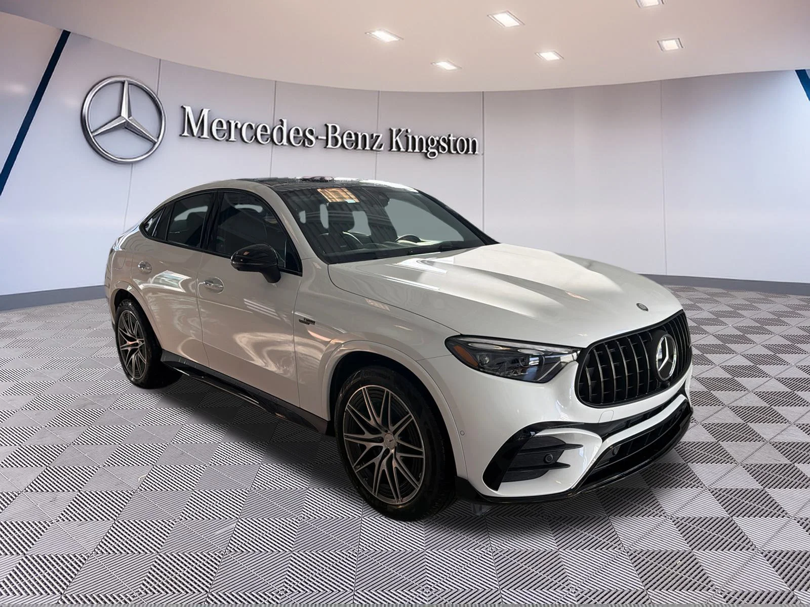 New 2026 White Mercedes-Benz AMG GLC 43 4MATIC Coupe image 2