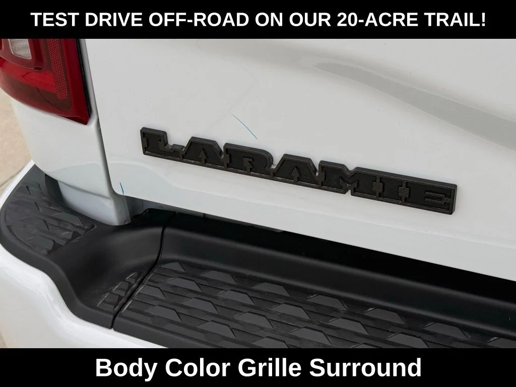 New 2026 Bright White Clear-Coat Exterior Paint RAM Laramie image 39