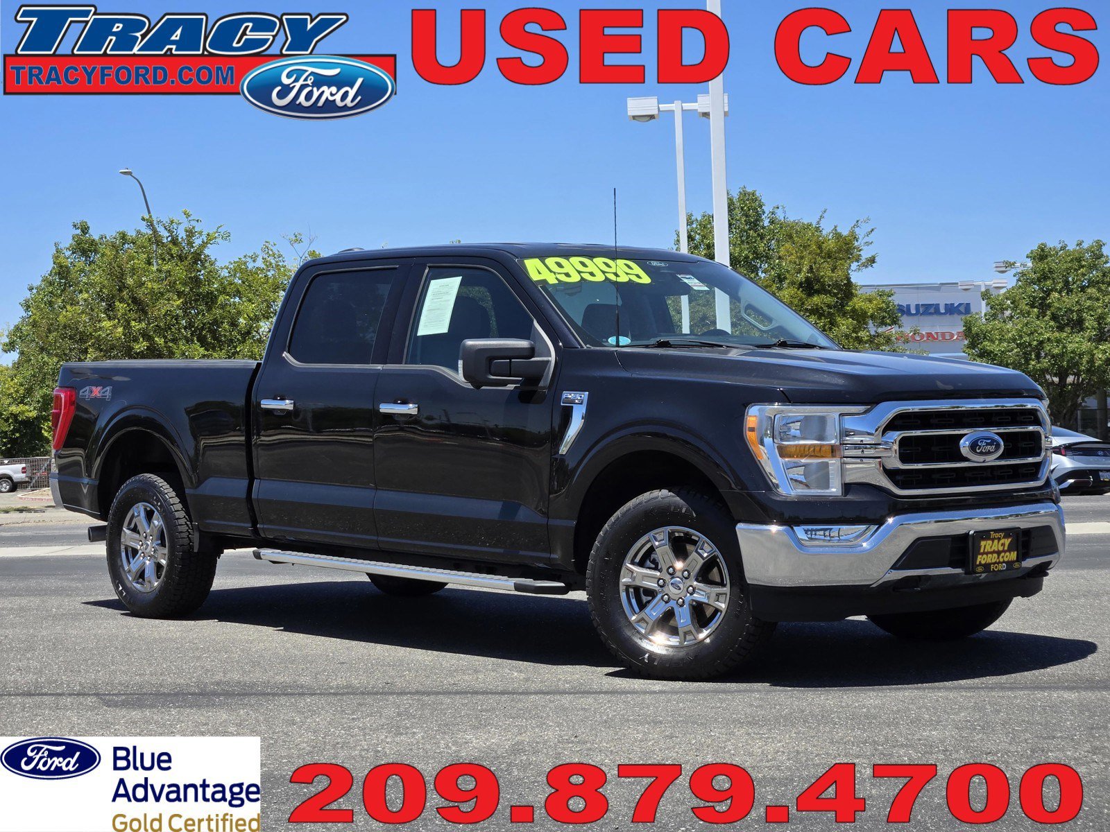 Certified Used 2022 Black Ford  image 1