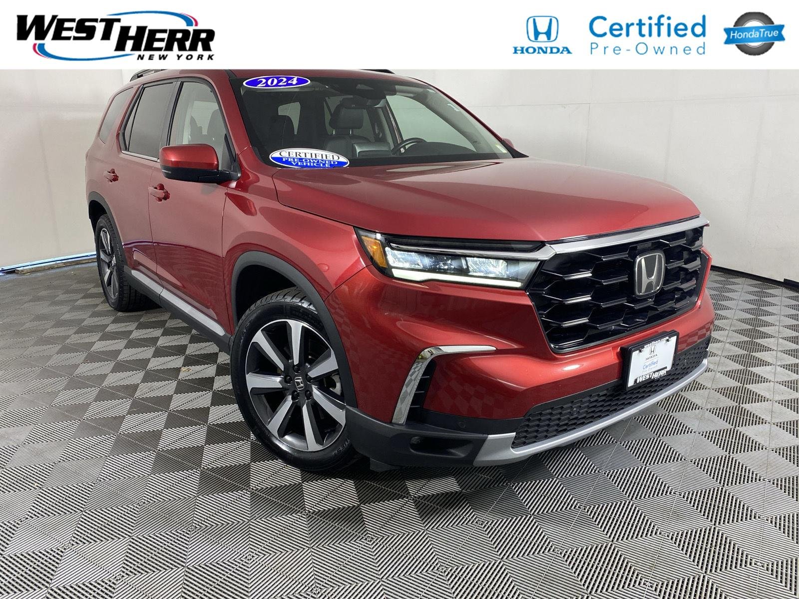 Certified Used 2024 Radiant Red Metallic II Honda Touring image 1