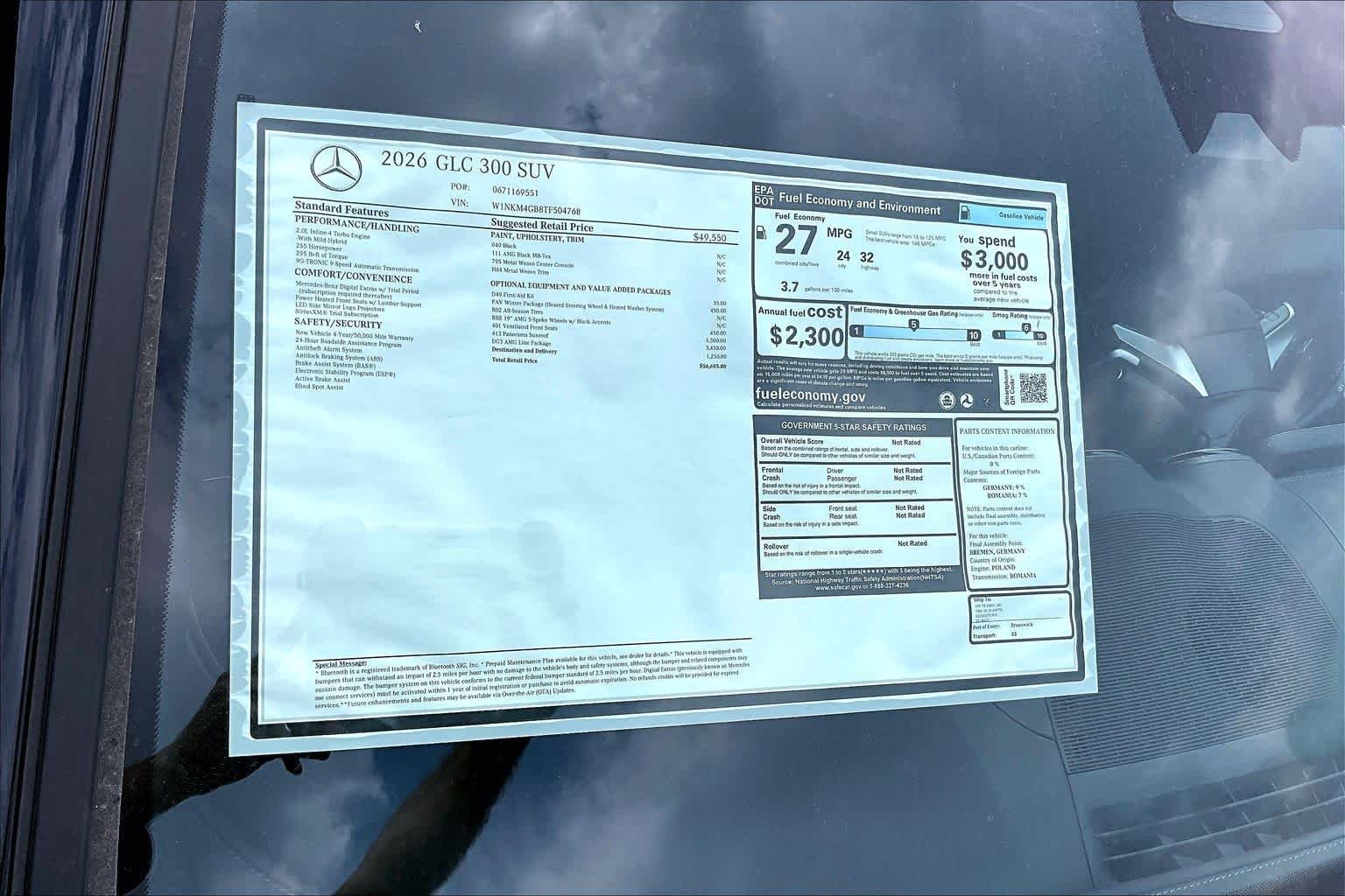 New 2026 Black Mercedes-Benz GLC 300 image 22