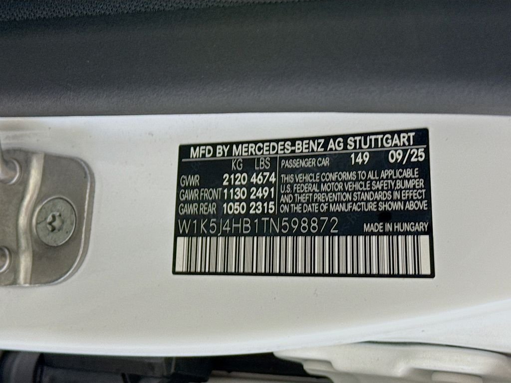 New 2026 Polar White Mercedes-Benz CLA 250 image 31