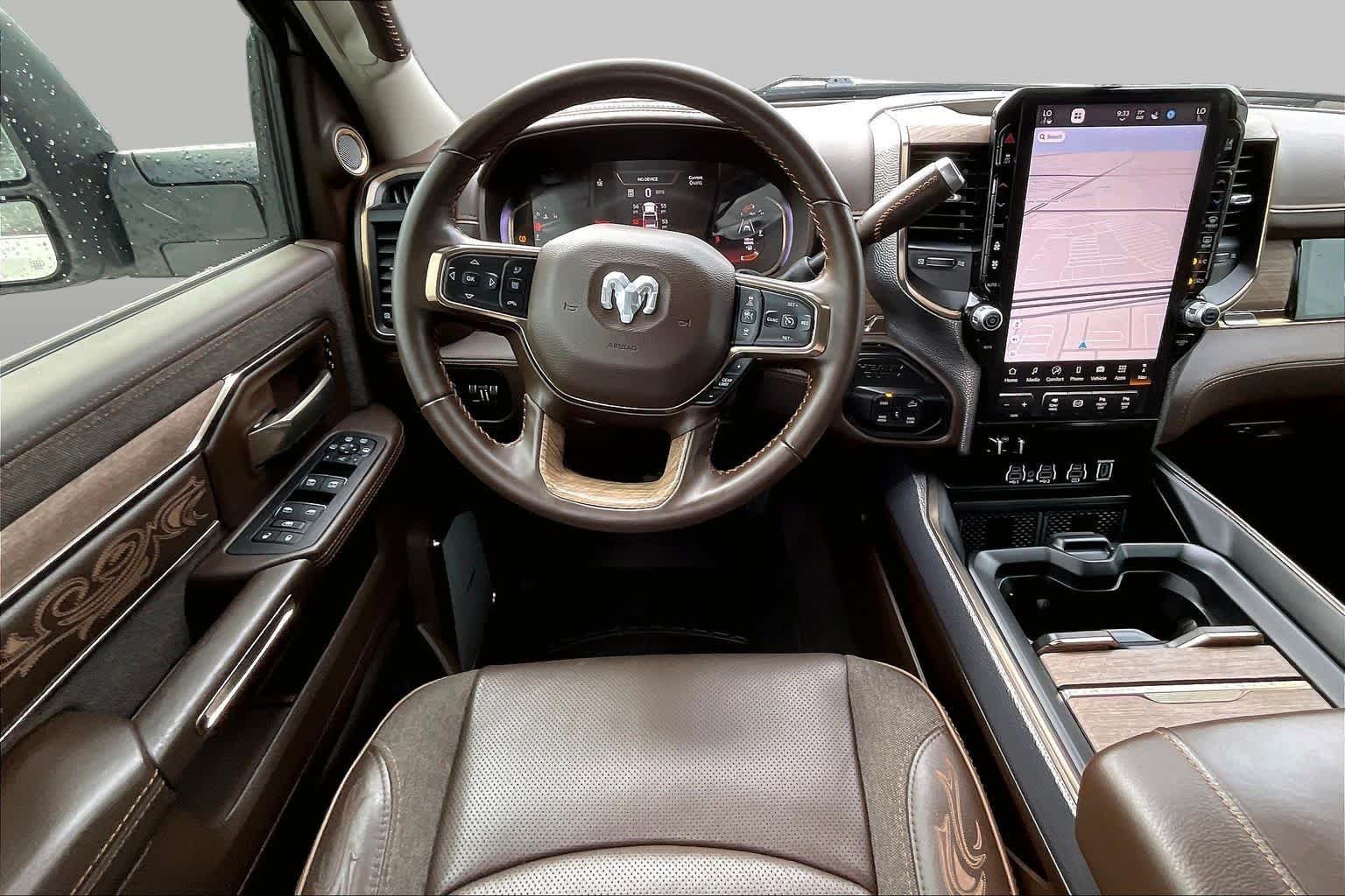 Used 2025 Bright White Clearcoat Ram Longhorn image 6