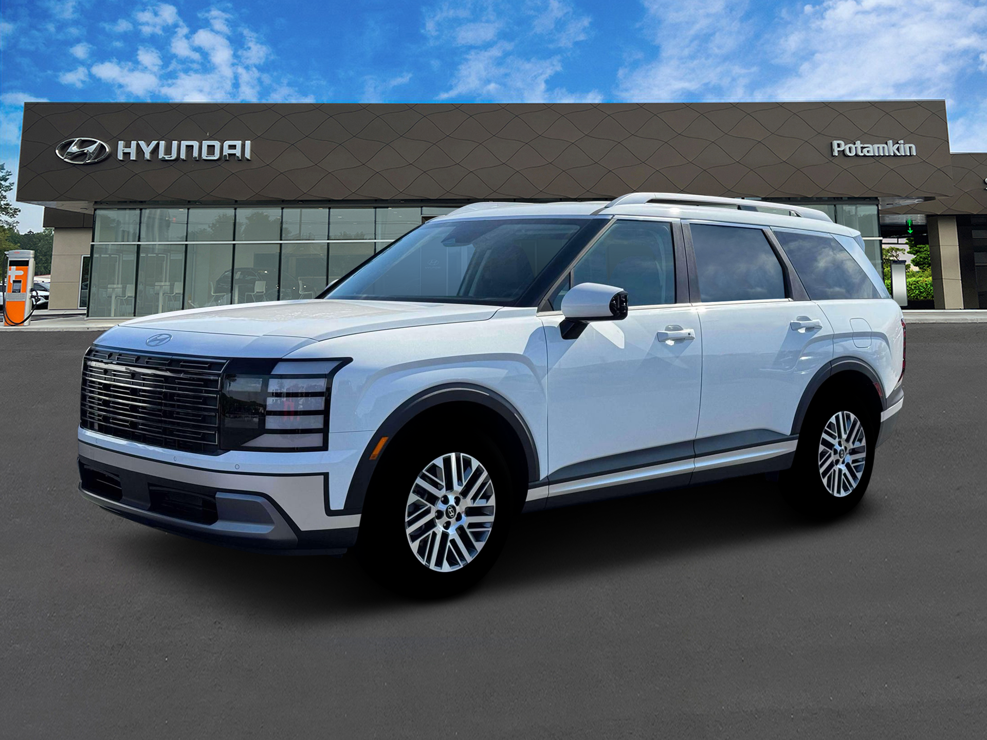 New 2026 Creamy White Pearl Hyundai SEL 7P image 2