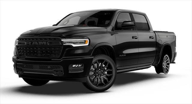 New 2027 Diamond Black Crystal Pearl-Coat Exterior Paint Ram Limited image 13