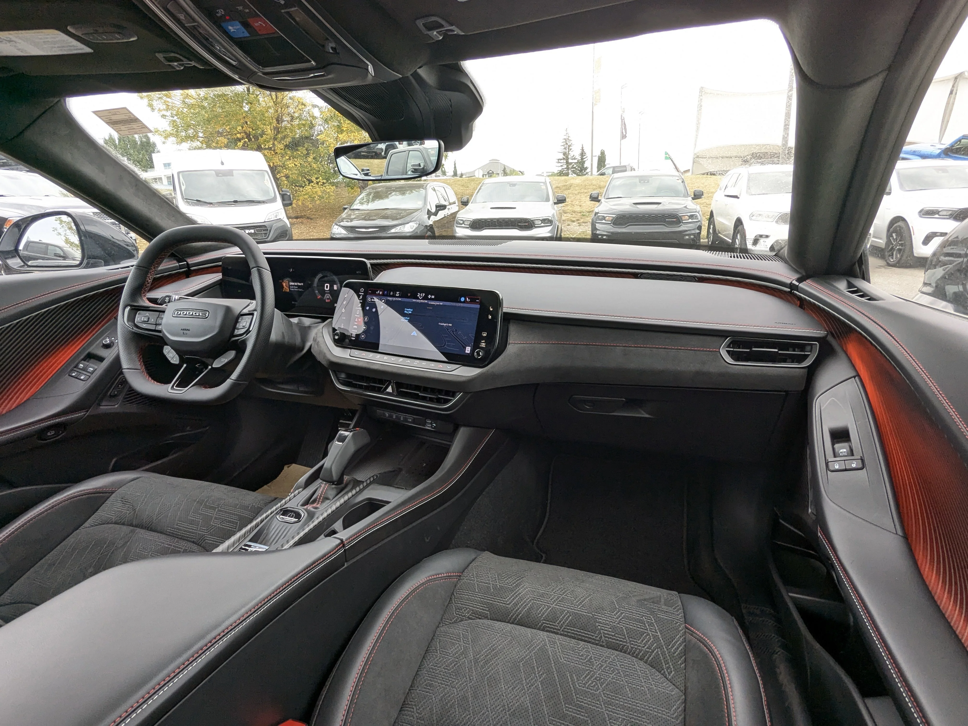 New 2024 triple nickel Dodge Scat Pack - - Dinamica Perf Seats - Plus Group - Sun & Sound - Carbon & Suade & Tons More! image 27