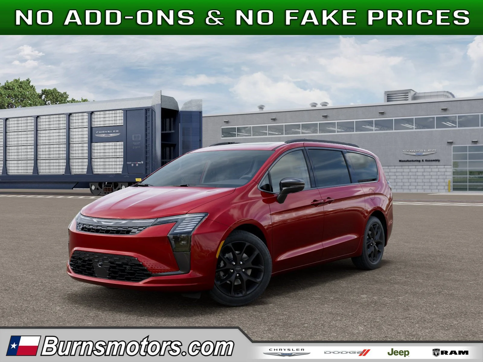 New 2027 Red Hot Pearl-Coat Exterior Paint Chrysler Limited image 1