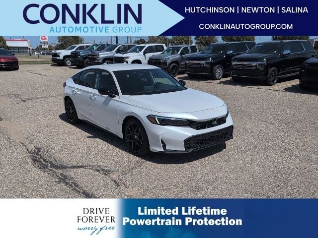 New 2026 Platinum White Pearl Honda FWD Sport image 1