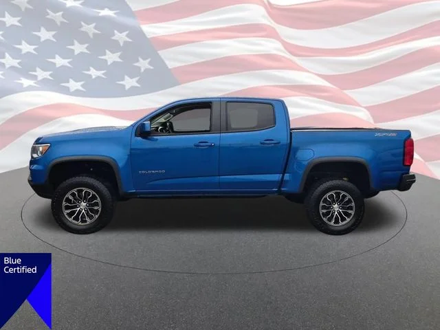 Certified Used 2022 Blue Chevrolet ZR2 image 6