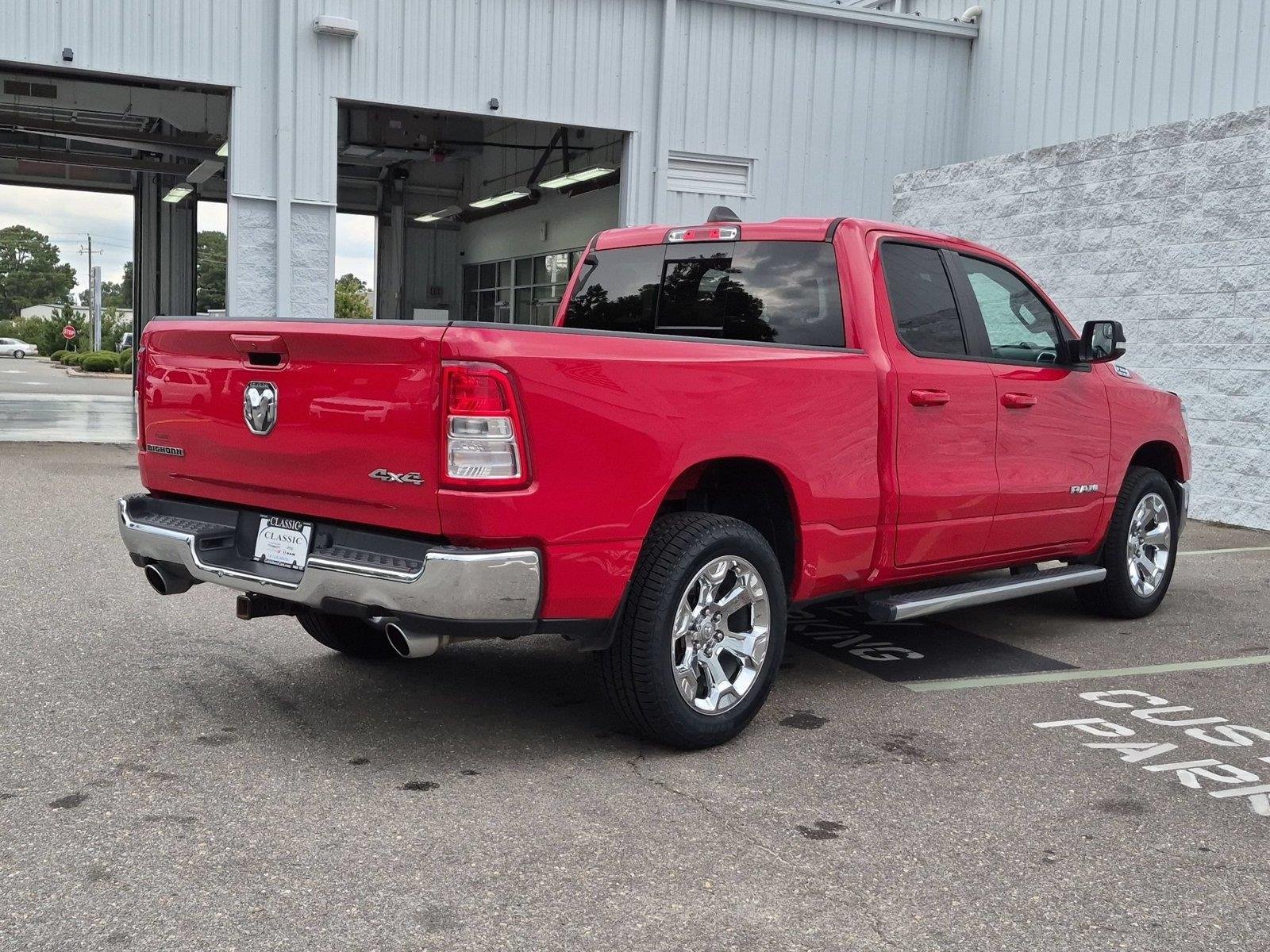 Used 2021 Flame Red Clearcoat Ram Big Horn image 5