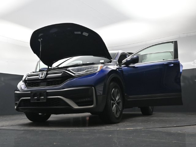 Certified Used 2021 Obsidian Blue Pearl Honda HYBRID EX image 87