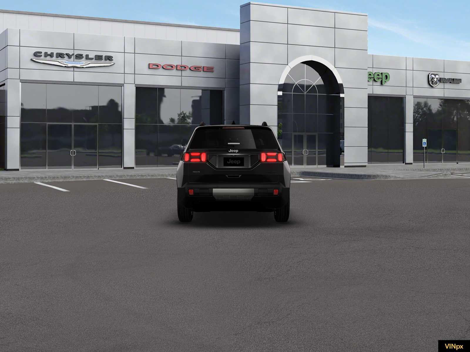 New 2026 Diamond Black Crystal Pearlcoat Jeep Limited image 6